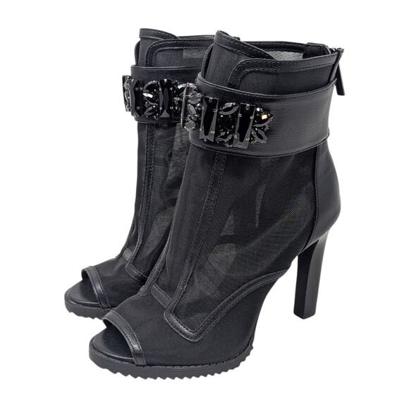 Karl Lagerfeld Paris Blayze Booties Black Size 6 - Picture 1 of 16